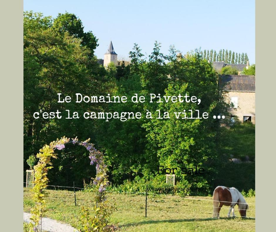 Le Domaine De Pivette Chambre Climatisee Et Insolite Avec Terrasse Privative Avranches Bagian luar foto